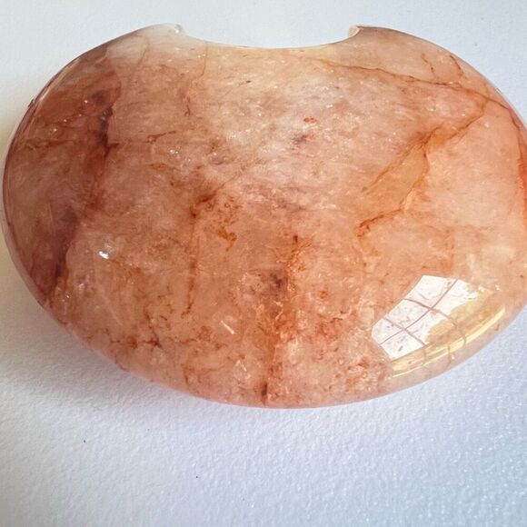 Fire Quartz Crystal‎ Crescent Moon (2) - Picture 3 of 11